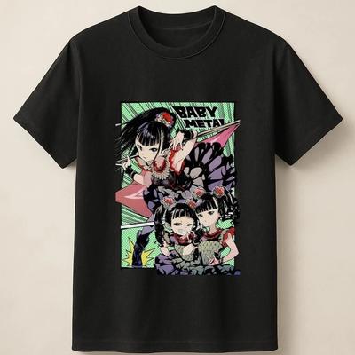 Babymetal Аниме Стиль Ретро Идол Группа Рок Концерт Графика Унисекс Унисекс Футболка
