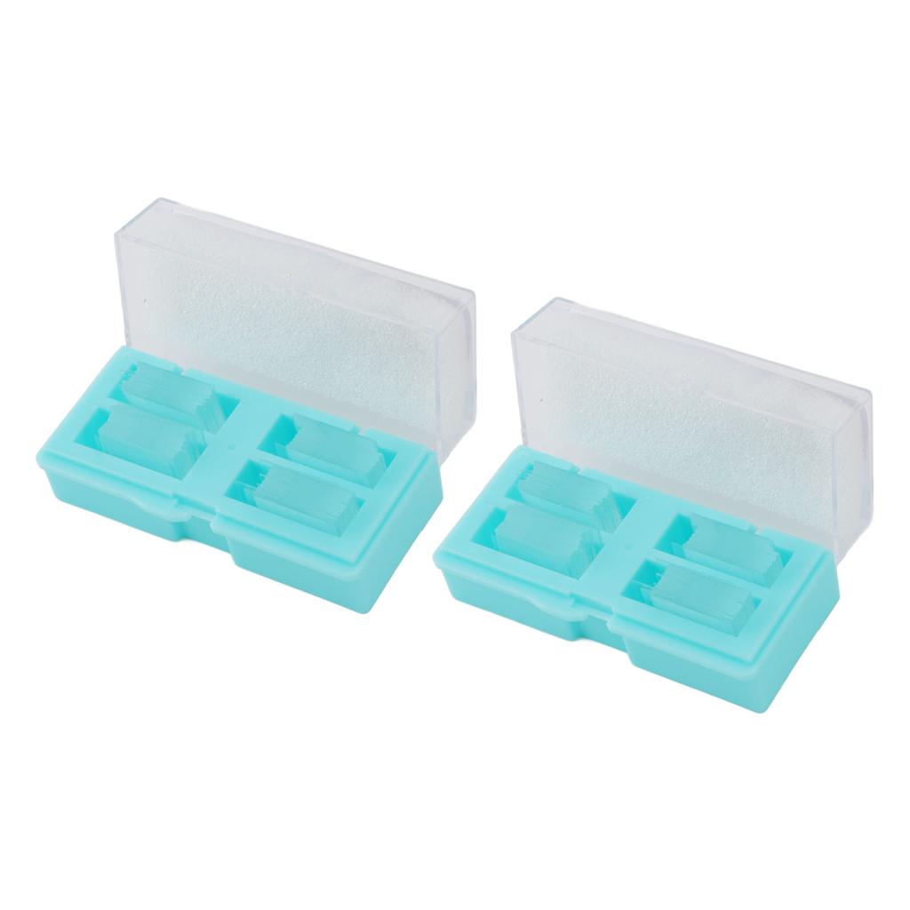 400 шт. покровные стекла для микроскопа с закругленными углами, квадратные пустые покровные стекла для микроскопа для Microsco