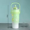1200 мл Термостакан с вакуумной изоляцией Изолированная чашка-непроливайка большой вместимости Подарки Бутылка для воды