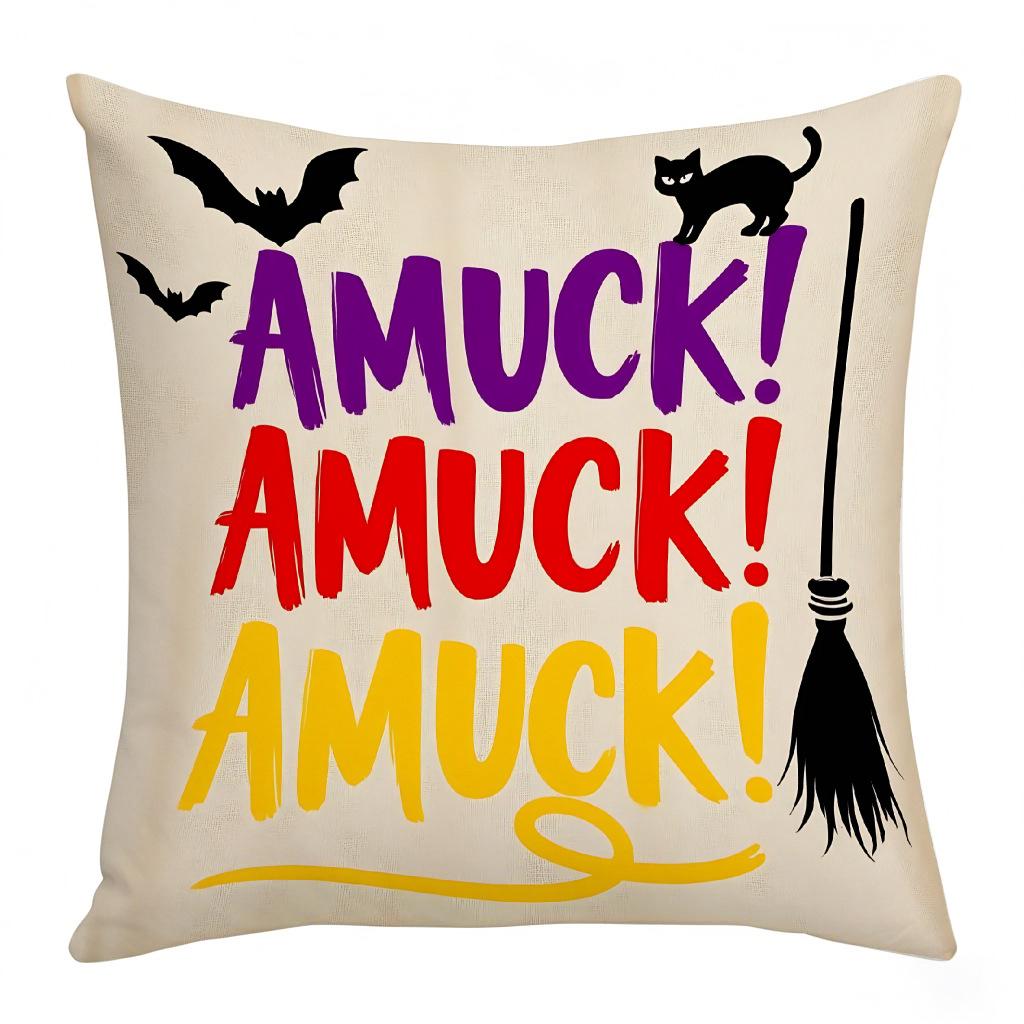 Подушка Серии Хэллоуин Привидение Ведьма С Принтом Подушка Домашняя Подушка для Дивана Наволочка Набор для Украшения Спальни