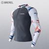 Mens UV Protection Rash Guard Set Long Sleeve Quick Dry Swimsuit Surfing Snorkeling Diving Swimming