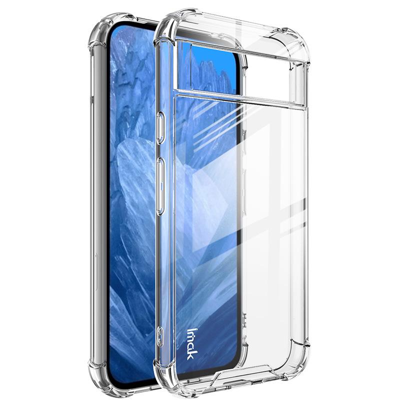 IMAK Чехол для Google Pixel 8a Ударопрочный с подушками безопасности по углам PC+TPU Чехол для телефона