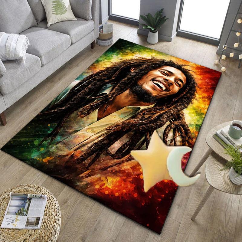 Коврик Bob music Vibrant Art для офиса, подкладка под кресло, игровой ковер, подходит для прихожей, спальни, гостиной, рабочего стола, праздничный подарок