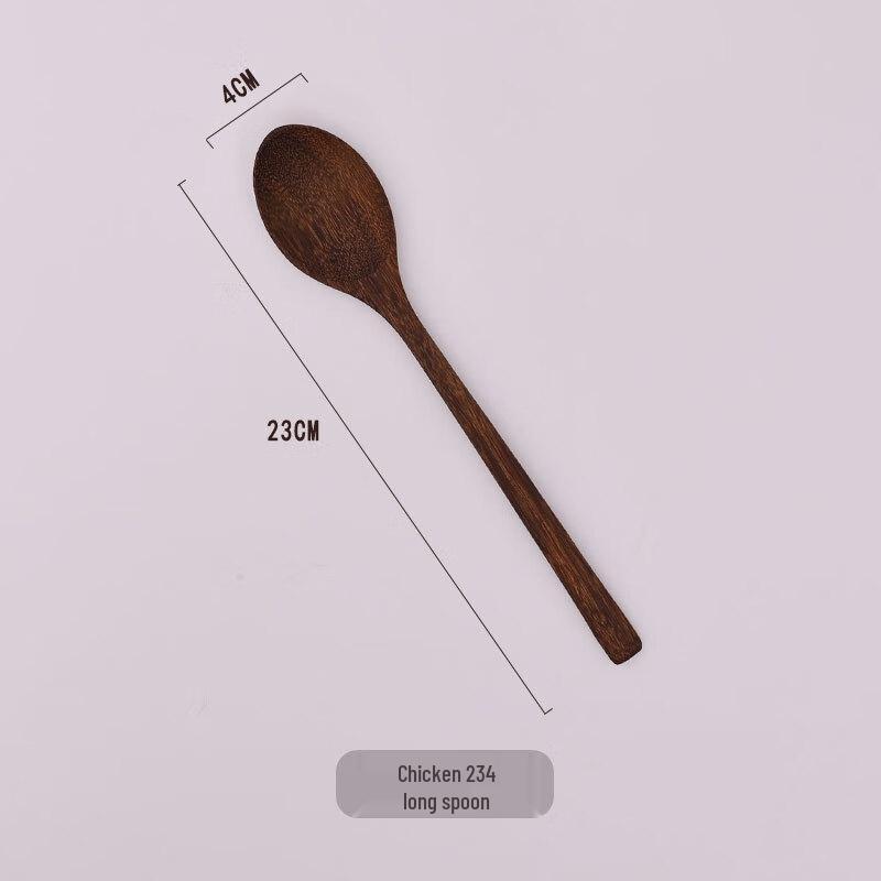 Суповые ложки из дерева венге ZISIZ (Набор из 5)