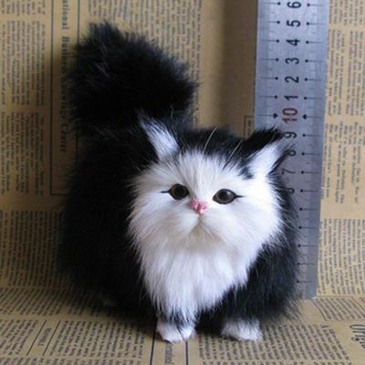Имитация животных, модель кошки, украшения для дома, ремесленные украшения