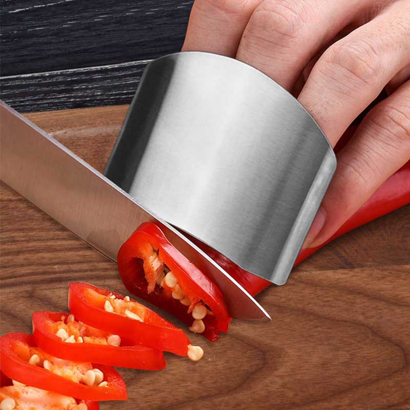 Safe Knife Cutting Stainless Steel Kitchen Tools Hand Protector Vegetable Cutting Finger Protector Hand Guard