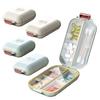 Pill Dispenser Storage Box Large Capacity Multiple Compartments Small Medicine Divider Portable