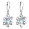 Cao Shi Snowflake Design Earrings - Women's Fashion Jewelry for Christmas Holiday