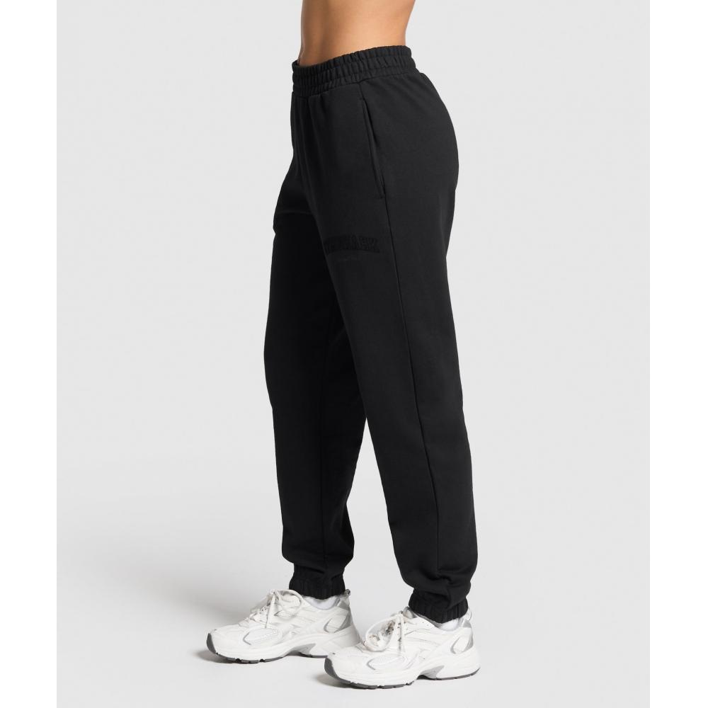 Gymshark Спортивные брюки Campus Classics Graphic Black B2b2a Bb2j