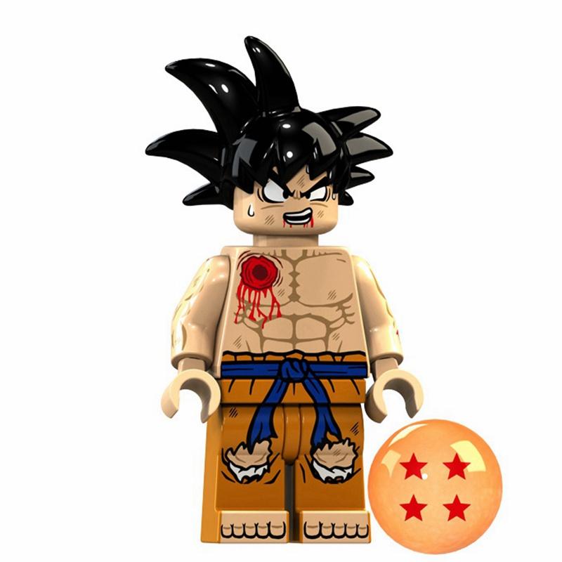 Son Goku Minifigures Anime Series Vegeta Broli Building Blocks Toys for Children