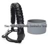 Top Thermos Cups with Silicone Non-Slip Sleeves, Hand-Woven Ropes, and Cup Handles