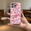 Чехол для iPhone 16 Pro Max, совместимый с MagSafe, чехол для телефона со съемной задней панелью с рисунком сердечка