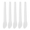 50pcs Cosmetic Cream Spatula Small Spoon Shaped Washable Eye Cream Spatula For Nail Glue