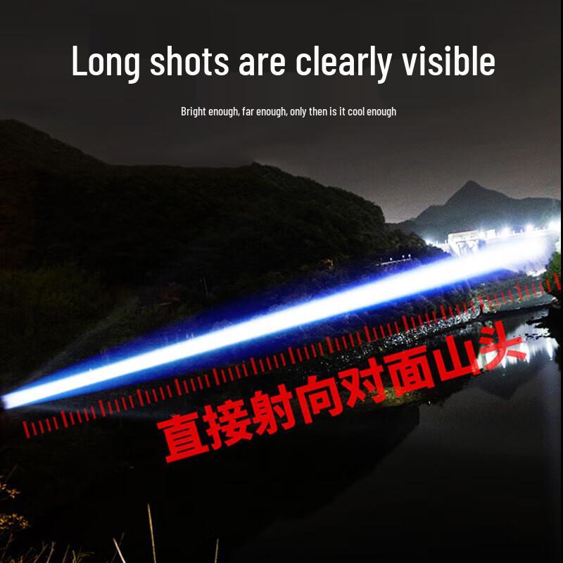 High-Power Rechargeable LED Flashlight