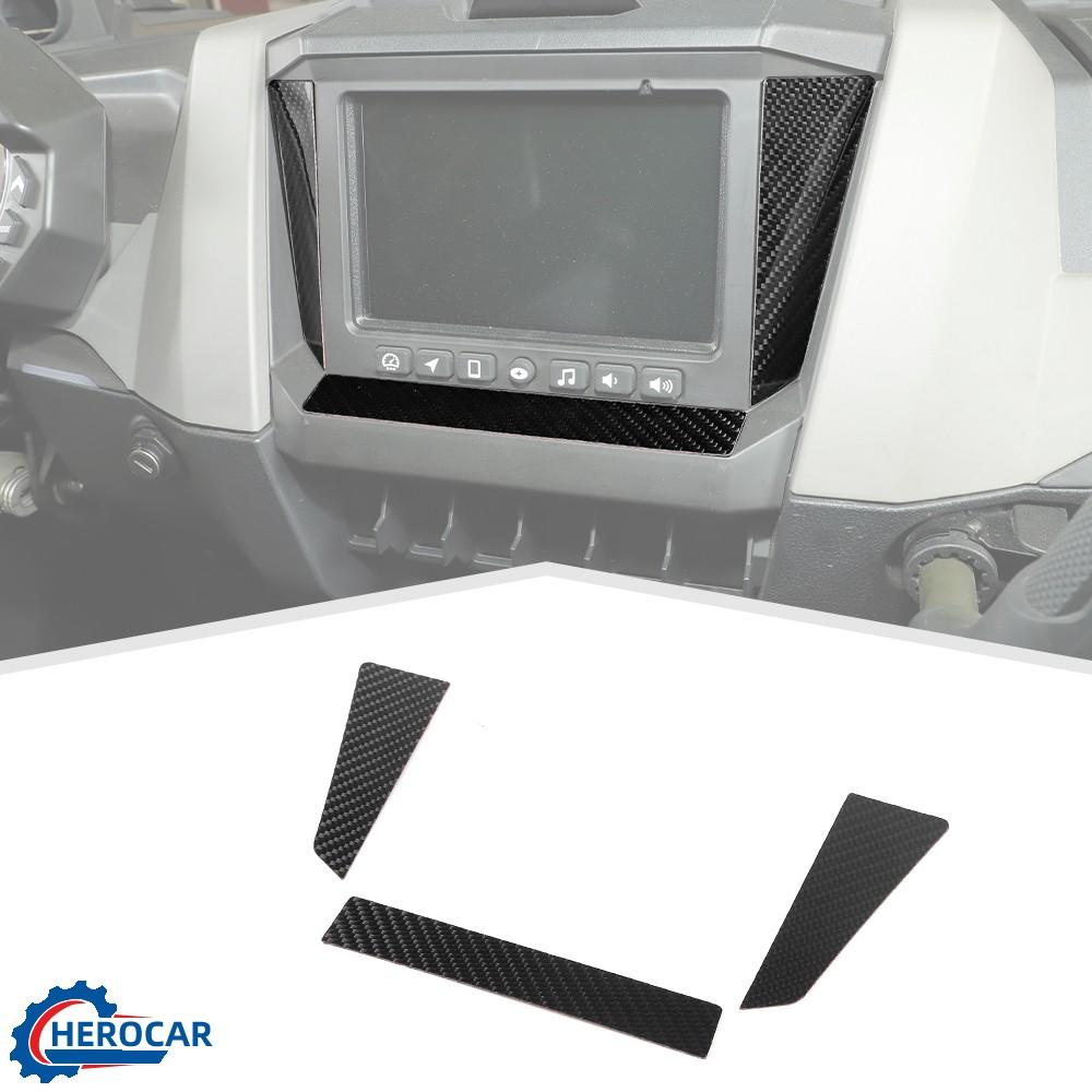 3Pc Navigation Screen Frame Trim Decal Cover for Polaris RZR PRO XP UItimate 21+