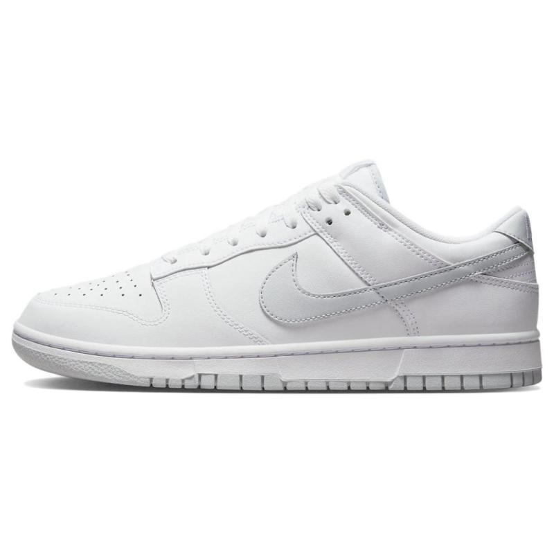 Nike Dunk Low Retro White Pure Platinum Skate Shoes Sneakers DV0831-101