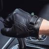 New Winter Warm Arm Warmer Leather Gloves Men Accessories Touch Screen Full Finger Mittens