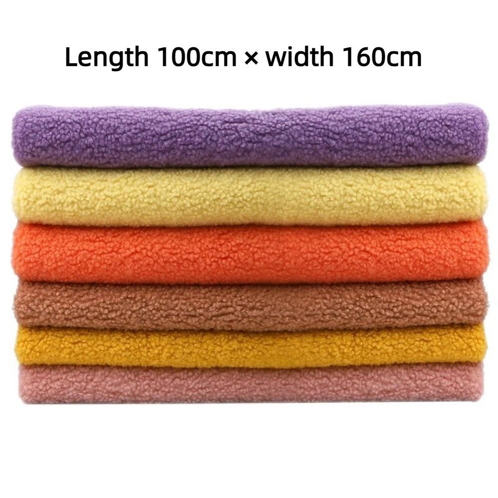 Ткань из искусственной овечьей шерсти 160x100см, утолщенная, теплая, коралловый флис, для одежды, шитья, подкладочные материалы