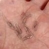 100PCS Stainless Steel Fishing Safety Snaps High Strength Fishing Cross Lock Snaps  Sea Fishing