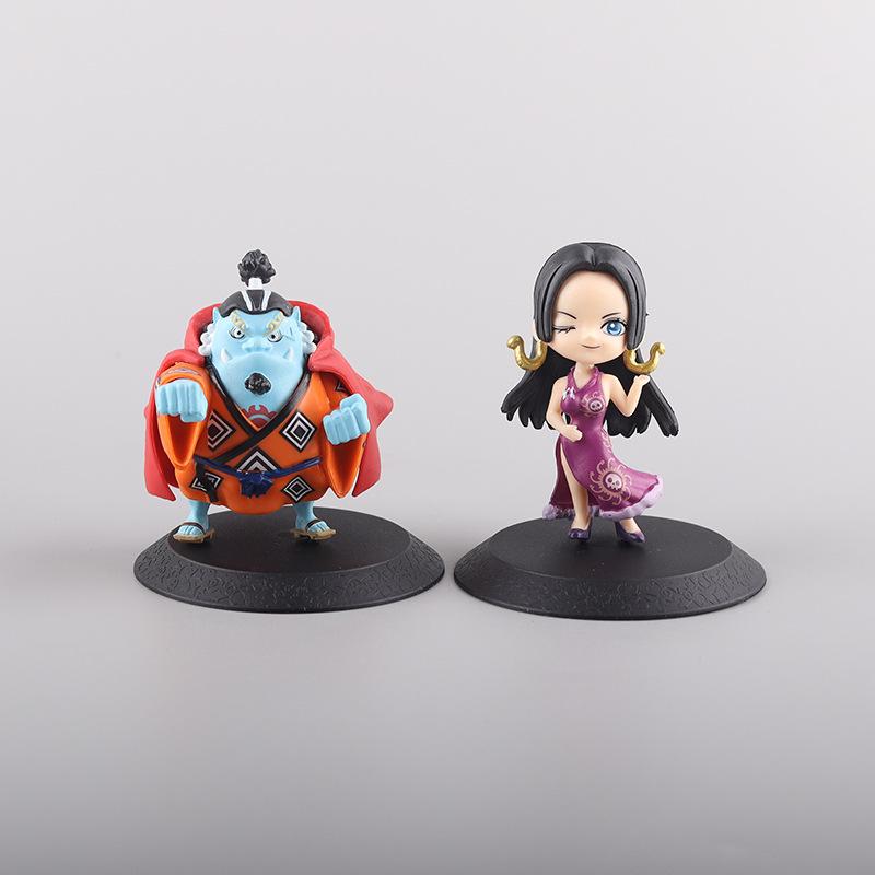Аниме One Piece Фигурки Модели Куклы Игрушки Милый Луффи Семь Воинов Моря Эйс Боа Хэнкок Джинбе Коллекционные Игрушки
