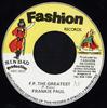 7inch Record FRANKIE PAUL - F.P. The Greatest MSC3032 Fashion Records Jamaica Reggae, Ska & Dub Used