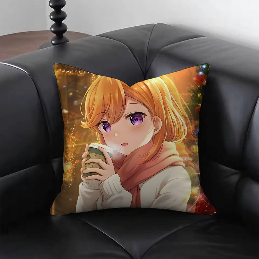 1pc Anime Love Live! Pillow Case Fashion Square Pillowcase Bedroom Sofa Room Ins Decoration Leisure