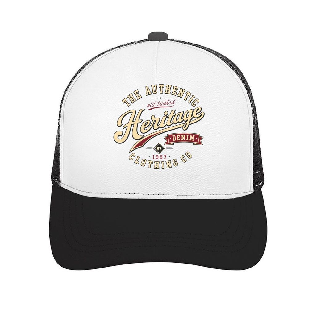 Heritage Classic Retro Letteri Mesh Baseball Cap Casual Hat Outdoor For Womens Unisex FeUnisex