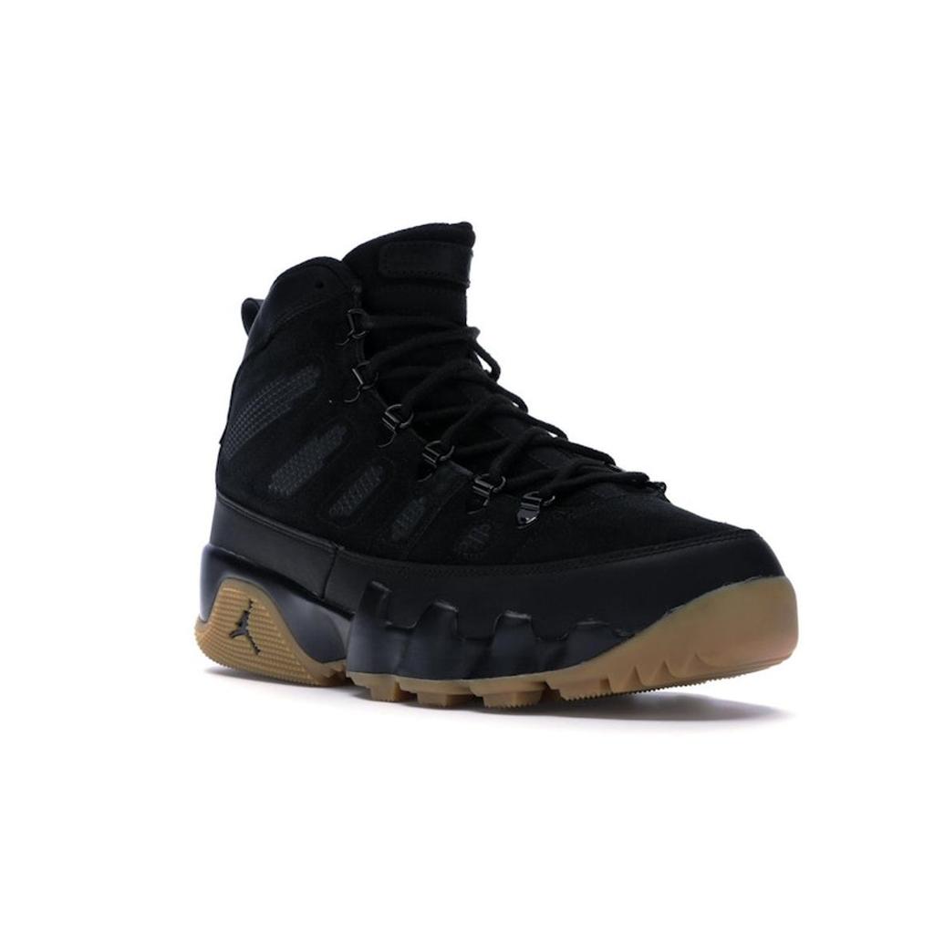 Air Jordan 9 Retro Boot NRG Черный Резина Мужские Кроссовки Резина-Светло-Коричневый AR4491-025