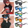 Sun Glasses Cool UV400 Glasses Fashion Children Eyewear Kids Sunglasses Goggles Shark Boys Girls Square Shades New