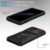 Чехол для Samsung Galaxy S25 из ТПУ+ПК со сдвижной шторкой для камеры и подставкой