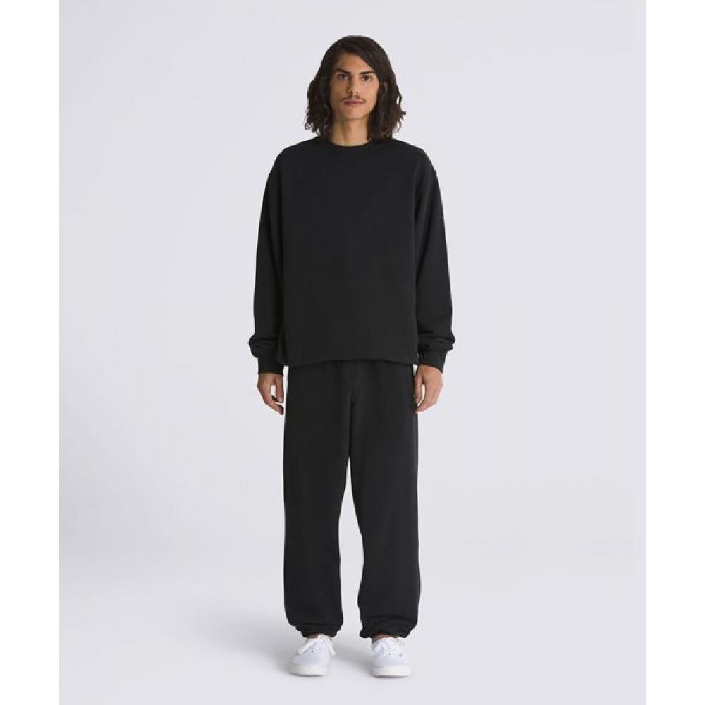 Vans Оригинальные стандартные свободные флисовые брюки черного цвета Vn000g6hblk1