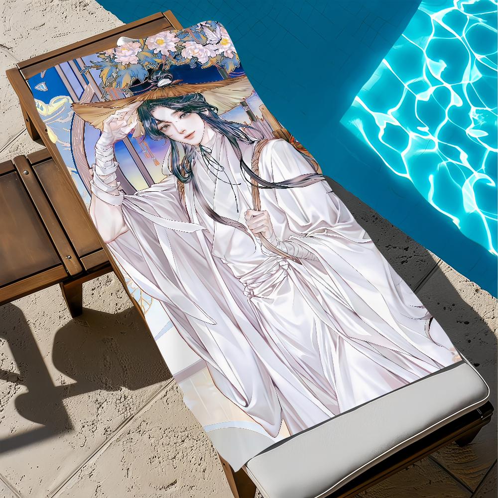 Anime H-heaven Towel Large O-officials Quick-Drying Microfiber soft Beach Towel for Travel Fitness Sauna Bathing Camping