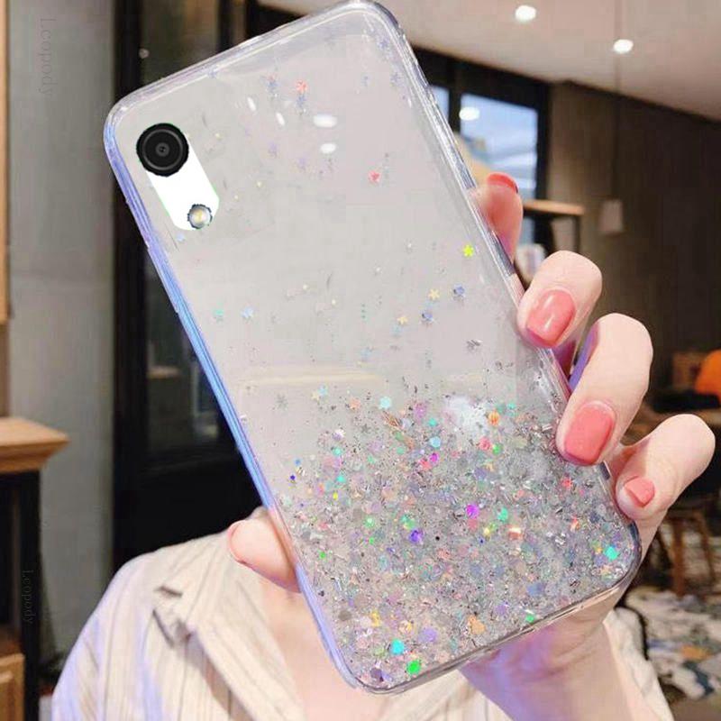 Роскошный блестящий мягкий чехол для телефона Samsung Galaxy A03 Core A032F A03Core, блестящая задняя крышка для Samsung A 03 Core, бампер