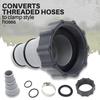 Hose Adapter Reusable Perfect Threaded Connection Pump Hose Conversion Adapter Filter Pool Hose Replacement Adapter