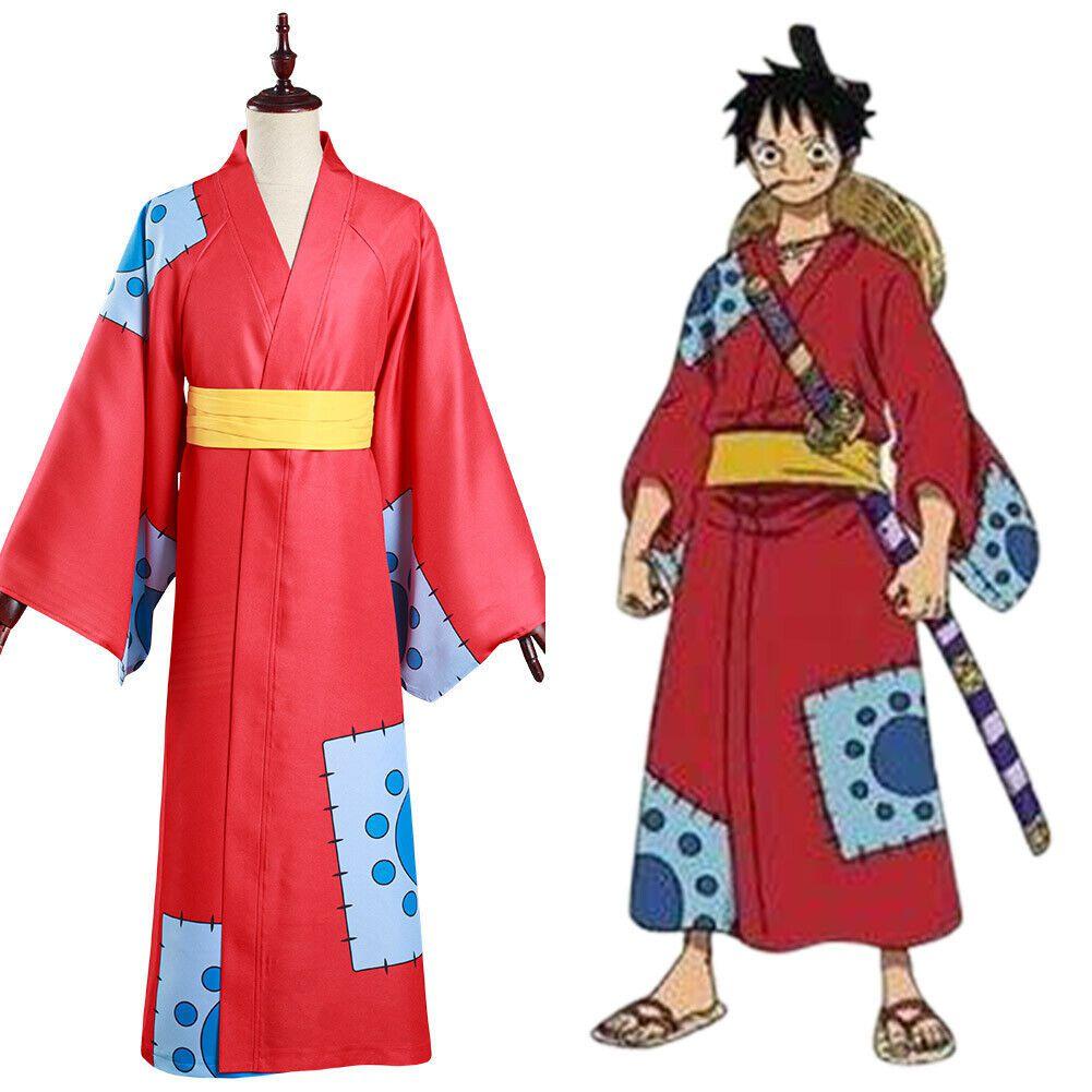 Косплей костюм One Piece Страна Вано для фанатов Монки Д. Луффи