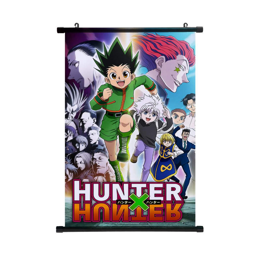 HUNTER X HUNTER Картина Свиток Постер Гон Фрикс Киллуа Хисока Домашний Декор Подвесная Картина Мальчики Девочки Свиток Постер