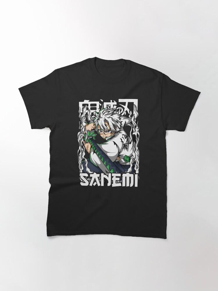 Anime Sanemi Wind Hashira 2 Cute Demon Slayer Basic T Shirt