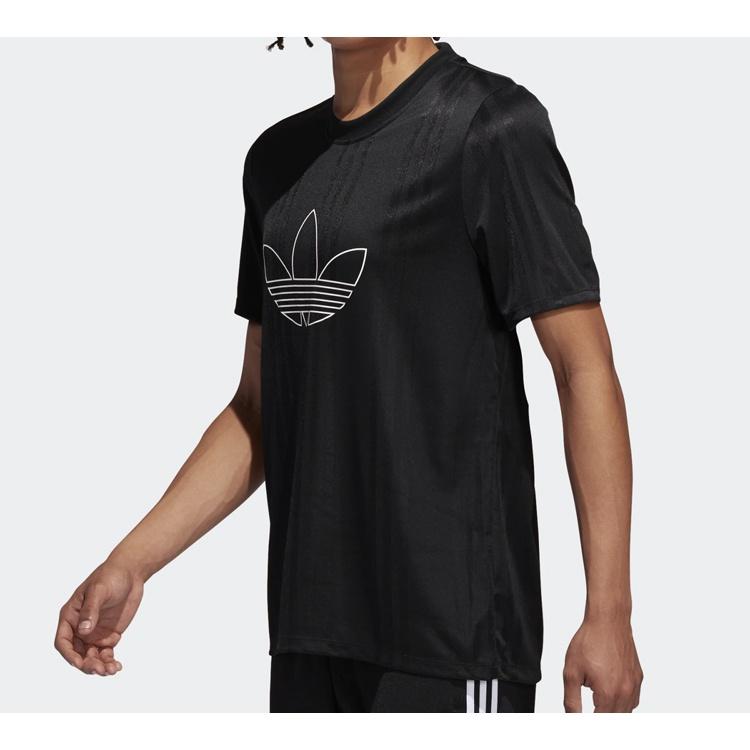 adidas originals Sports Round Neck Short Sleeve 'Black' Men's ED4683