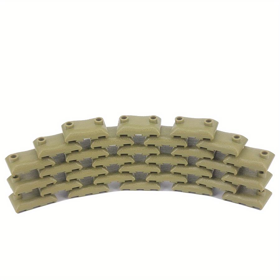 60 шт. MOC, военные мешки с песком, строительные блоки, совместимые с солдатами WW2, оружие, кирпичи, сделай сам, армейские детали сцены, игрушки для мальчиков, подарок