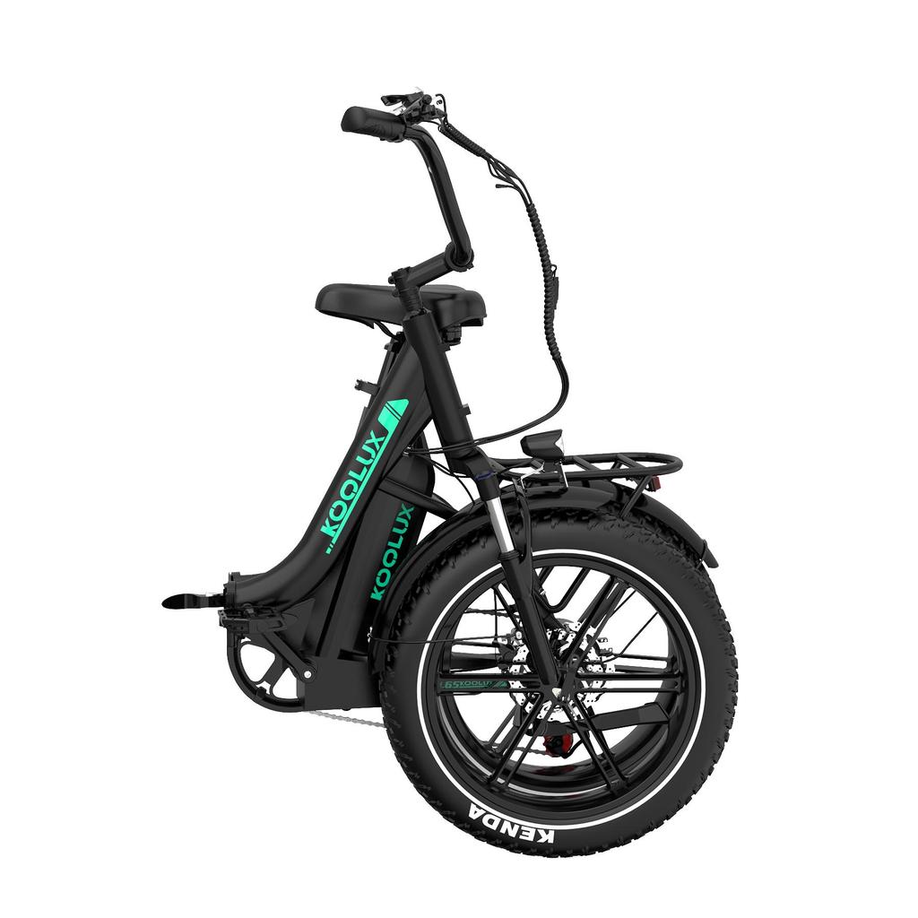 KOOLUX KL6S Adult Folding Electic Bicycle 500W Motor 48V15.6Ah Battery 20 Inch Fat Tires Electric Bike City Outdoor Off-Road E-Bike