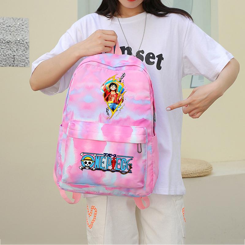 Цельный рюкзак в стиле аниме, 3 шт./компл., рюкзак Back To Schoobag с сумкой для обеда для девочек и мальчиков, студенческая сумка для книг, мужская и женская дорожная сумка Mochila
