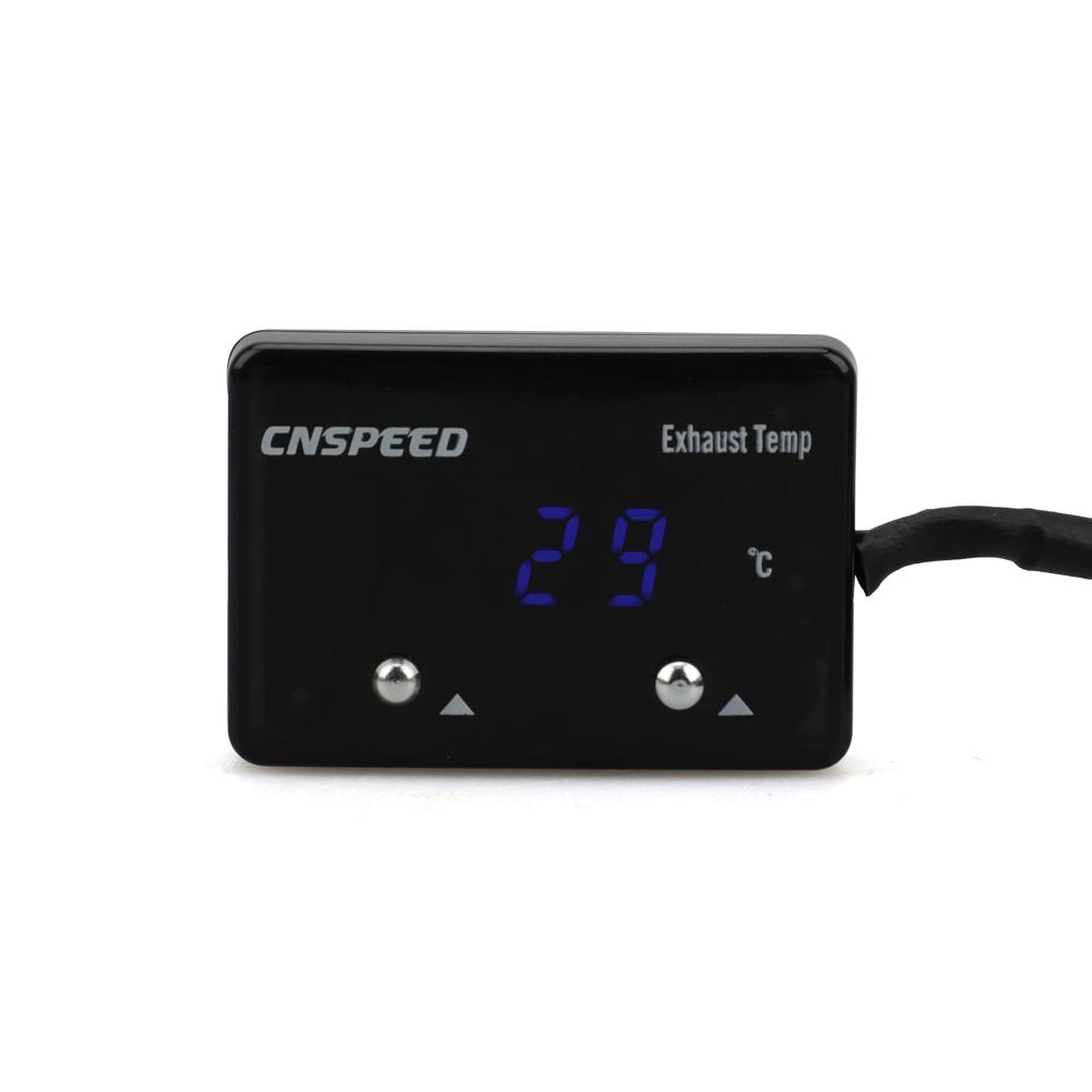 New Red Blue LED Exhaust Temp Gauge Exhaust Gas Meter Digital With Sensor EXT Temperature Meter Turbo For 4WD Hilux Patrol EGT