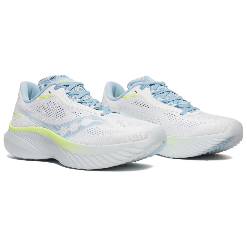 SAUCONY Kinvara 15 Удобные Нескользящие Прочные Низкие Тренировочные Спринтерские Тестовые Соревновательные Беговые Кроссовки Женские кроссовки Белые S10967-154