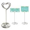 Heart Pattern Table Number Name Card Holders Party Memo Photo Stand Note Clip
