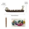 Halloween Skull Fishing Boats Decorative Incenses Burners Backflow Incenses Stick Holder Desktops Statues Party Gift