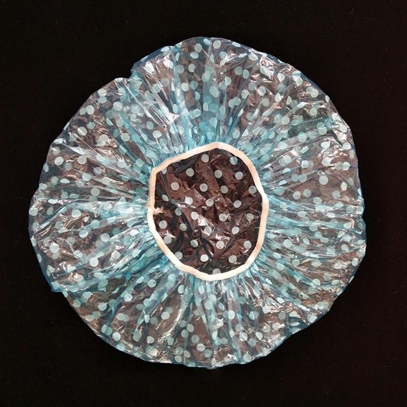 9 шт. прозрачные пластиковые шапочки для душа большие эластичные толстые банные шапочки спа-аксессуары для купания