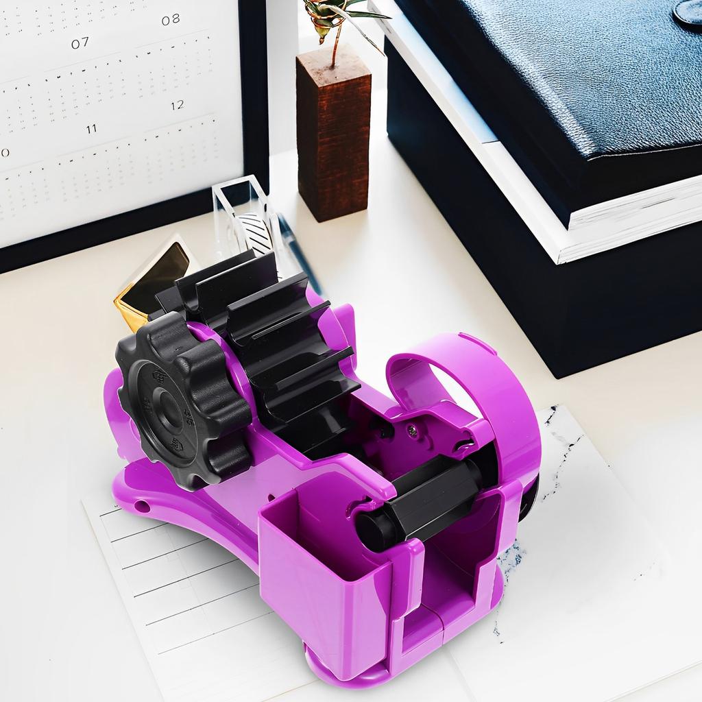 Heat Tape Dispenser Multiple Roll Cut Heat Tape Dispenser Semi-Automatic with Compartment Slots for Heat Transfer Tape