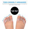 Gel Toe Separator Toe Spacers Toe Stretchers For Men And Women Easy Wear In Shoes, Toe Bunion Relief Toe Straightener