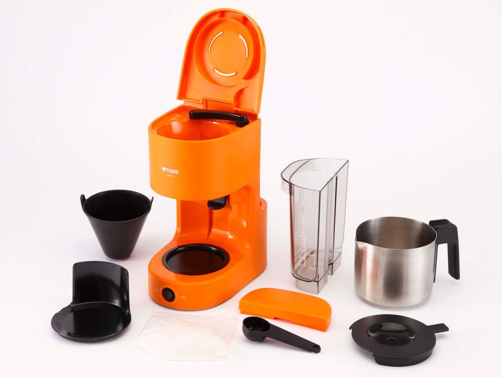 Tiger Coffee Maker 6 Cup Stainless Steel Server Orange ACC-S060-D Tiger