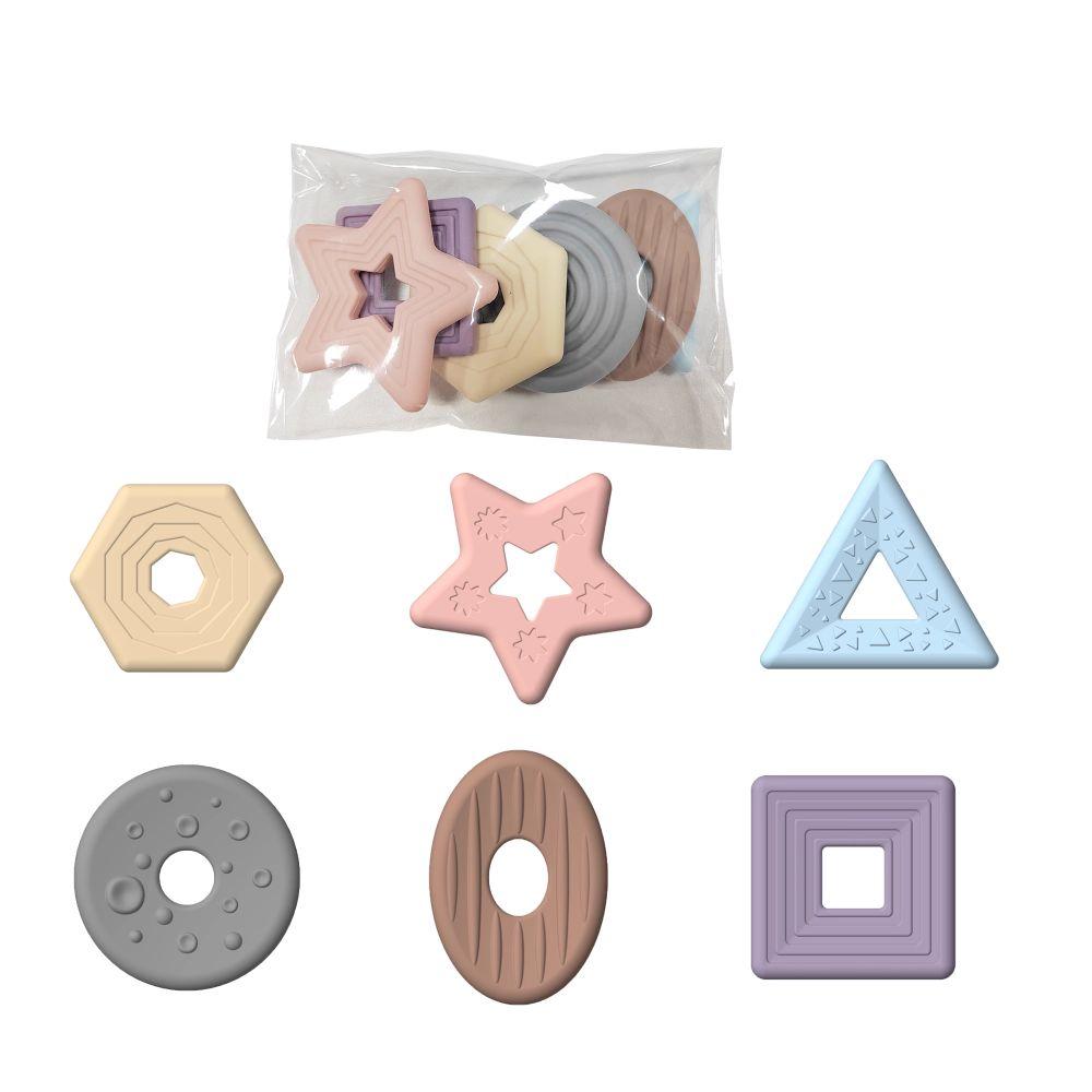 6 шт./набор текстурированных детских сенсорных камней, расслабляющих текстурированных камней для беспокойства, рождественский подарок